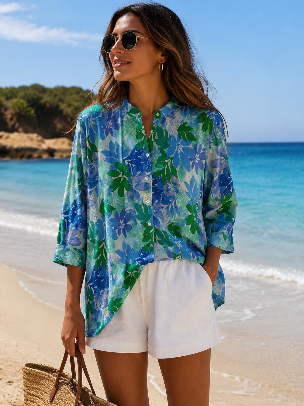 Xirena Neve Blue Sails Mini Dress Tunic Womens XS